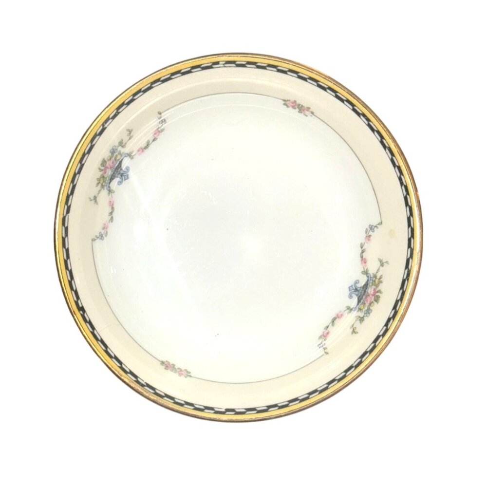 Vintage Noritake Japan Floral Rim Small Bowl 5"